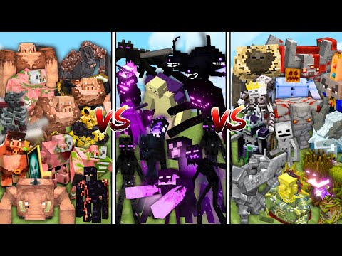Ultimate Minecraft Mob Battle - Chaos Unleashed!