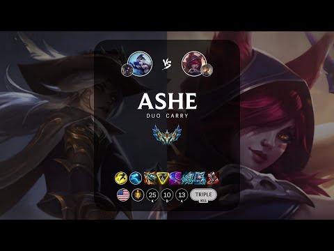 Ashe ADC vs Xayah - NA Challenger Patch 13.16
