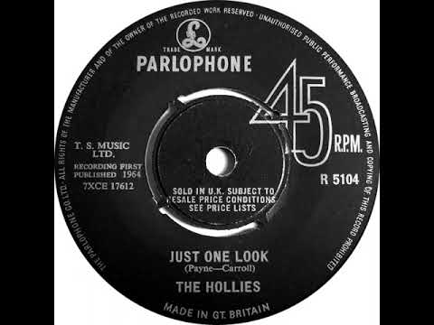 UK New Entry 1964 (46) The Hollies - Just One Look