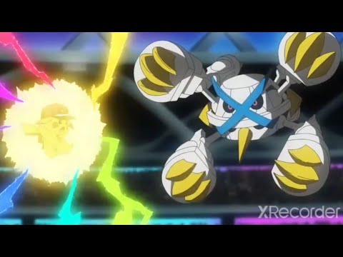 Pikachu Vs Shiny Mega Metagross English Subbed
