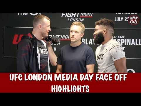 Full UFC London Media Day Face Off Highlights