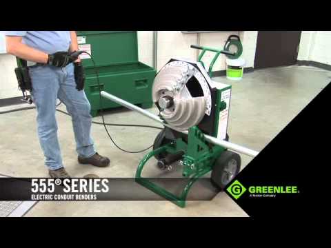 Greenlee 555 Series Electric Bender Video