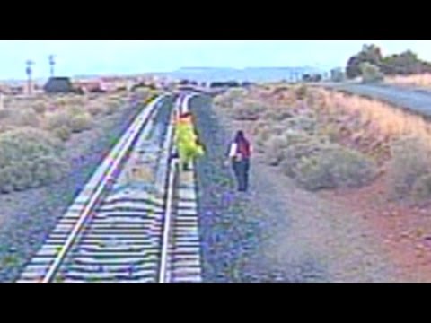 Rail Runner makes emergency stops for trash on tracks