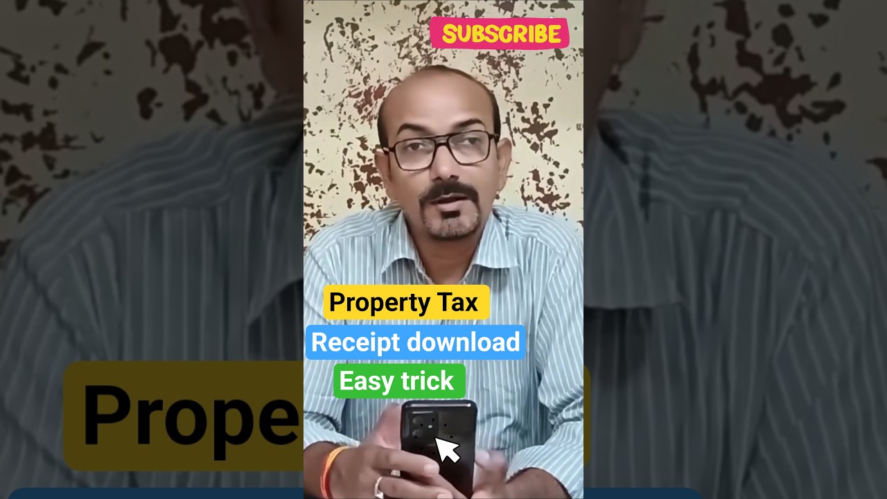 how to download property tax receipt easily #vishaljikikhoj