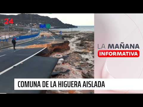 El drama de La Higuera tras sistema frontal: "La carretera y caminos internos están destruidos"
