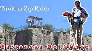 preview picture of video 'Tirolesa Zip Rider en  Barrancas Del Cobre'