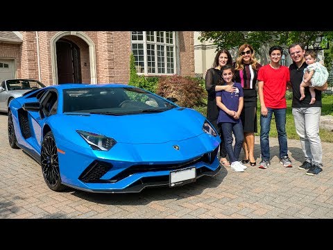 Delivery of a 2018 Lamborghini Aventador S Coupe in Blu Nila!!!