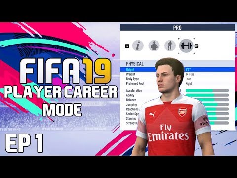 FIFA 19 Player Career Mode Ep1 - PREMIER LEAGUE DEBUT vs MANCHESTER CITY!!!