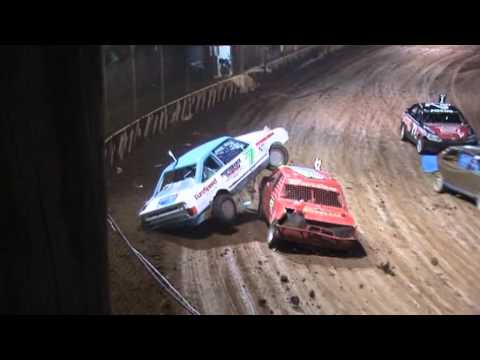 Tim Weir Rollover- 2nd April 2010 -  Maryborough Speedway