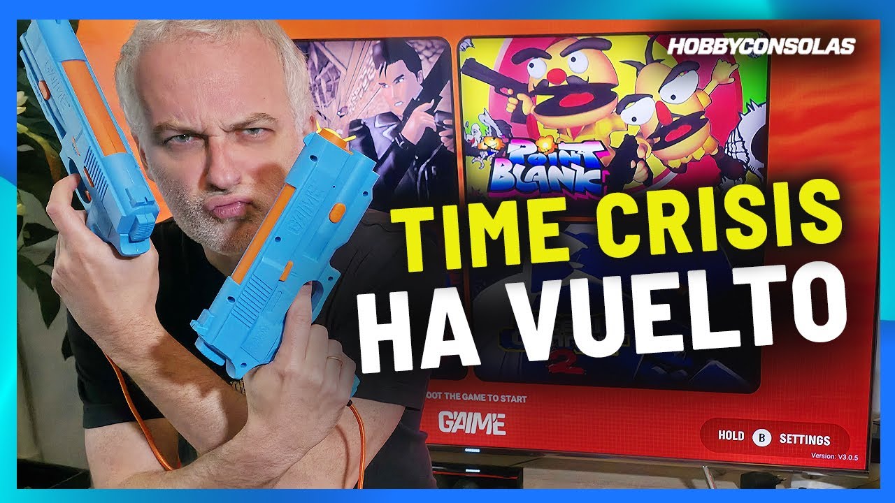 ¡EL CLÁSICO arcade, en tu SALÓN! G'AIM'E TIME CRISIS edición 30 aniversario
