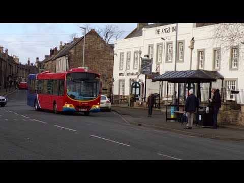 Preserved Route:X85|Along the A69|NK55 OLM-5232|Wright Scania solar L94UB.
