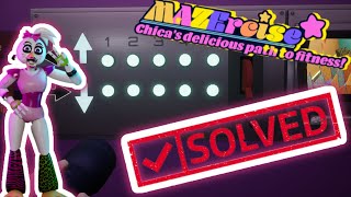 How To Solve The Mazercise Puzzle | Five Nights At Freddy’s Security Breach