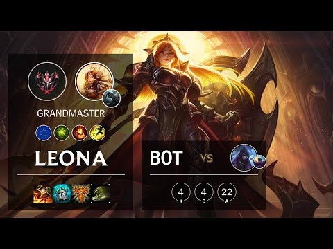 Leona Bot vs Aphelios - EUW Grandmaster Patch 10.4