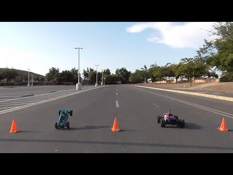 RC Drags - Traxxas Rustler 4x4 VXL vs E-Revo 2.0 VXL | Best of 5