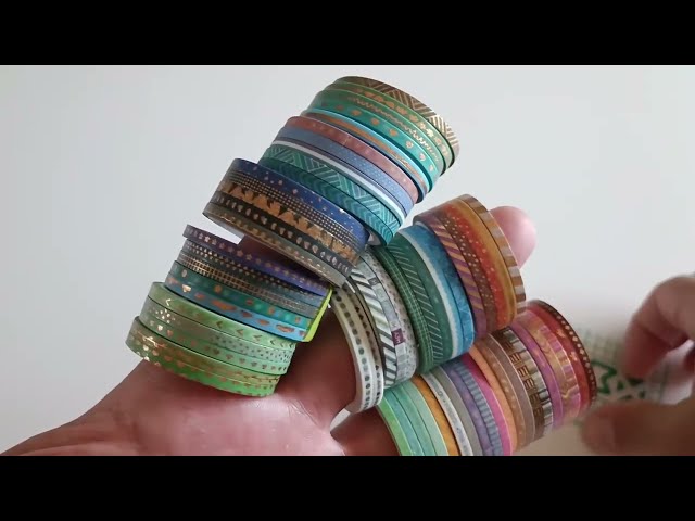Vídeo relacionado con YUBX 20 Rollos Vendimia Washi Tape Set Flaco Retro Cinta Adhesiva Decorativas Masking Tape para Scrapbooking, Manualidades, Marcos de Fotos, Bullet Journal y Decorar Regalos