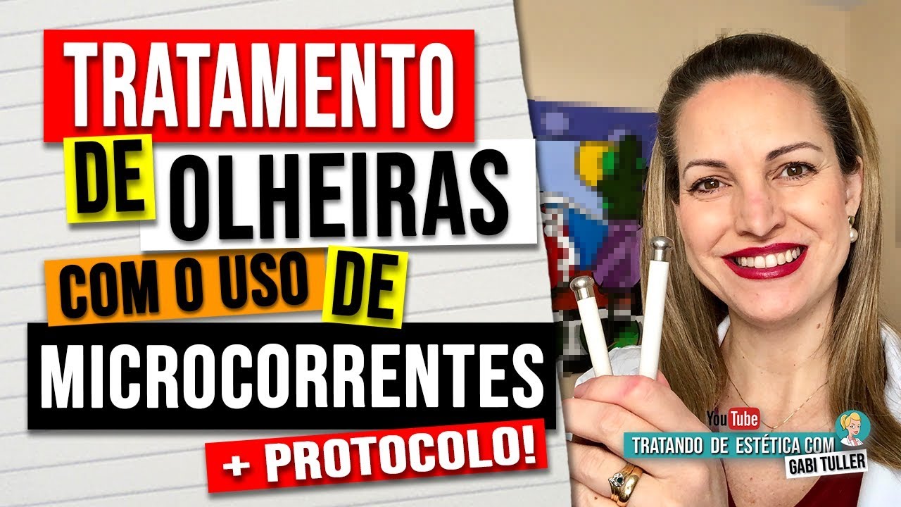 Tratamento para Olheiras com Microcorrentes + Protocolo! | Gabi Tuller