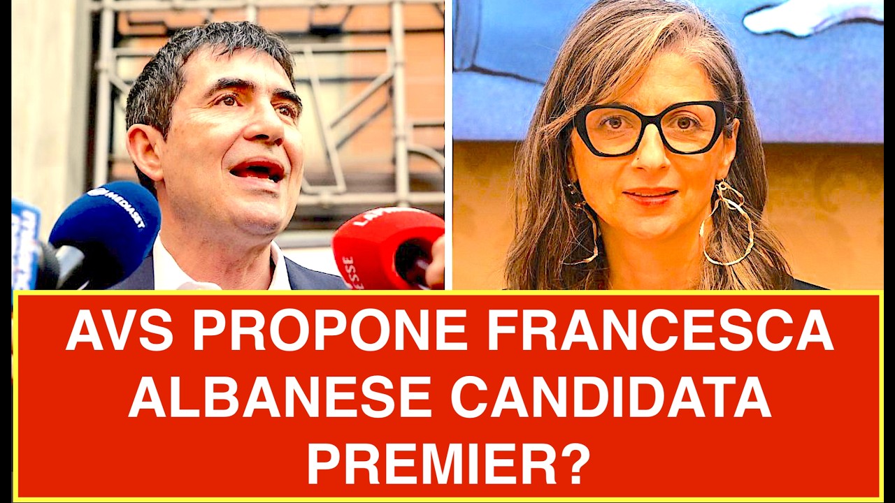 AVS PROPONE FRANCESCA ALBANESE CANDIDATA PREMIER?