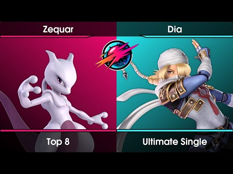 NOVA BXL October Edition Top 8 - Zequar (Mewtwo) Vs. Dia (Sheik) SSBU Ultimate Tournament
