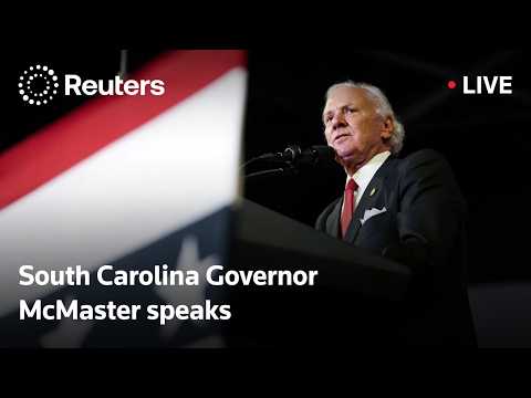 Video Thumbnail: LIVE: South Carolina Governor McMaster speaks after Lindsey Graham's death