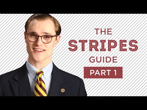 Stripes in Menswear Explained - Ultimate Guide Part I