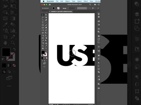 Fuse Wordmark Logo How to Create #shorts #illustrator #logo #tutorial