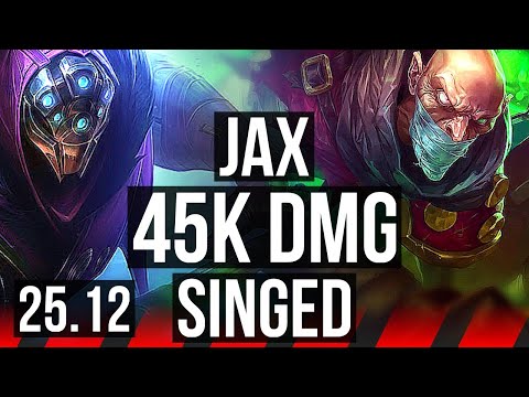JAX vs SINGED (TOP) | 45k DMG, 10/4/13 | KR Master | 25.12