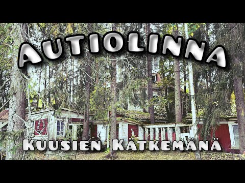 Autiolinna kuusien kätkemänä