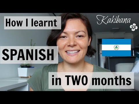 Part of a video titled How I learnt SPANISH in 2 months! - KAKIBANA - YouTube