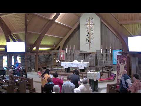 Service at Gloria Dei Lutheran Church, Northbrook, IL