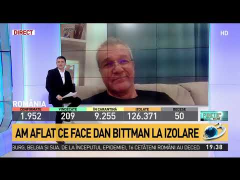 Dan Bittman, la Antena 3: Am uitat cine sunt medicii în România