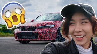 Spotted the new 2022 Civic Type R at the Nürburgring