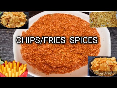 How To MAKE CHIPS/FRIES SPICES||For Business, Home use And Party #chips#fries #spices