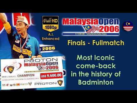 Full HD - Malaysia Open 2006 MS Final [Lin Dan vs Lee Chong Wei] - Full Match - 1080p