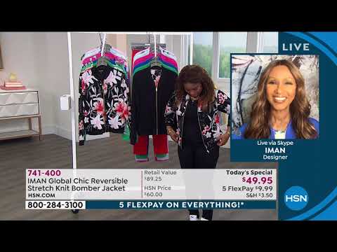 HSN | IMAN Global Chic Fashions 03.28.2021 - 12 PM