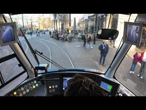 4K Cabview Avenio Tram 17 - The Hague Holland
