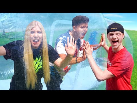 Unspeakable Trapped My Wife & Me In A GIANT Bubble Tent...