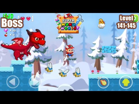 Super Manu's World  Jungle  Bros Level 141-145  #gameplay #gaming #games