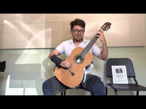 2022 Florida Guitar Foundation Competition - David Manzanares-Salguero - Undergraduate Division