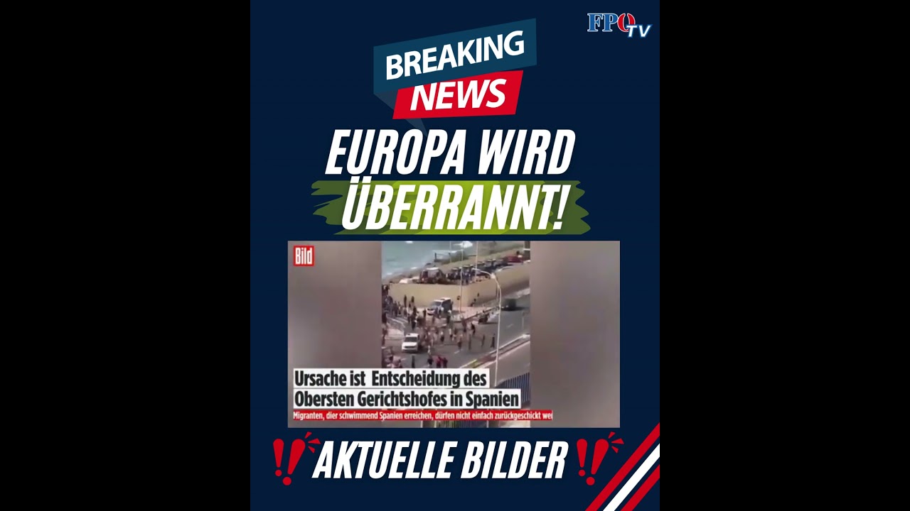 Grenzdurchbruch - aktuelle Bilder zeigen: Migranten überrennen Europa!