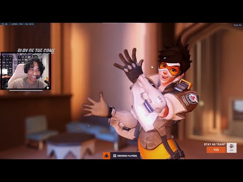Potg! Sugarfree INSANE Tracer Season 10 Top 500 Gameplay Overwatch 2