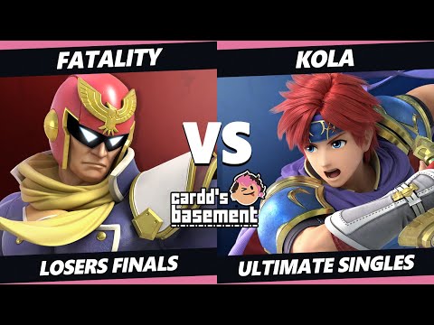 Cardd's Basement Losers Finals - Fatality (Captain Falcon) Vs. Kola (Roy) SSBU Ultimate Tournament