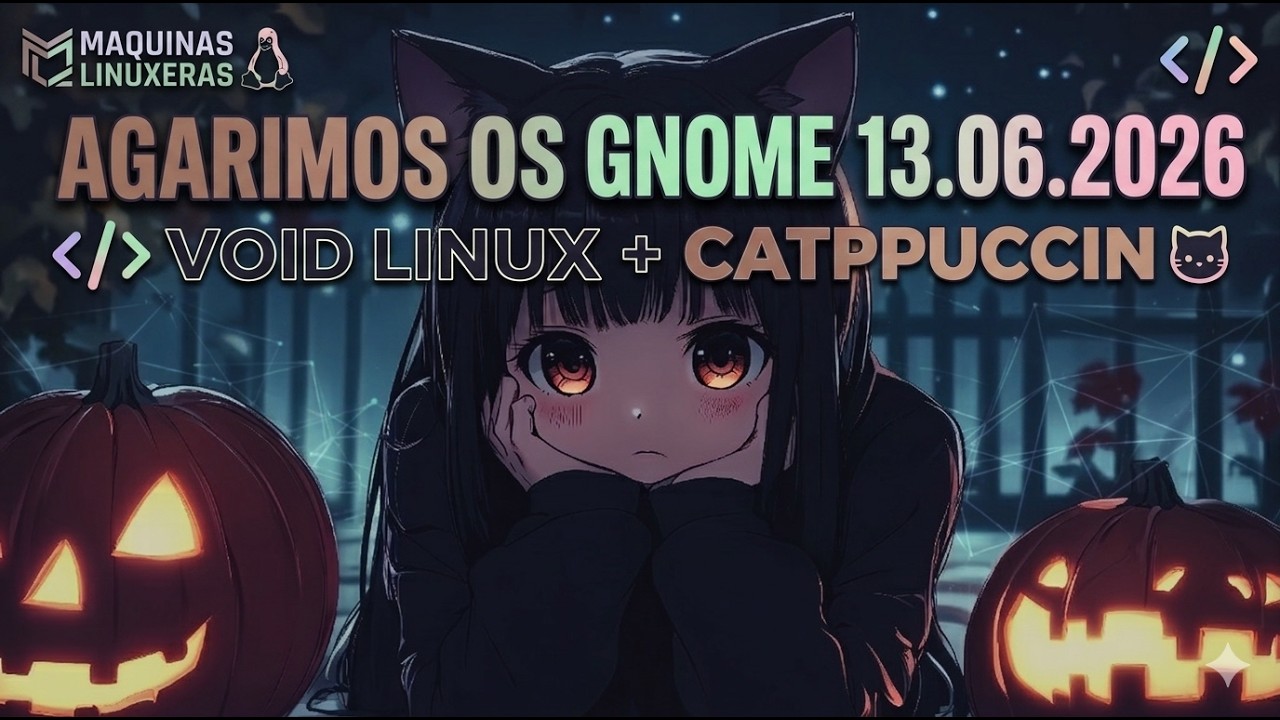 Agarimos OS GNOME 13.06.2026 | Void Linux + Catppuccin