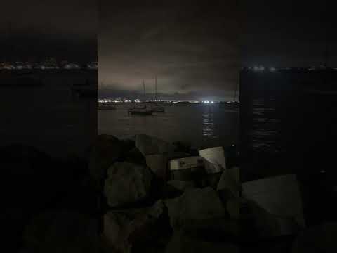 Night Fishing with the Hubby 😍#fishinglife #stickfigure citylights #calmmind #reggae