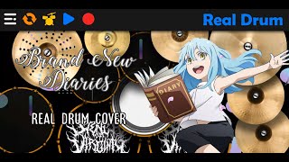 Brand New Diaries | Real Drum Cover | Slime Diaries OP