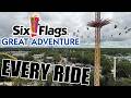 Every Ride At Six Flags Great Adventure