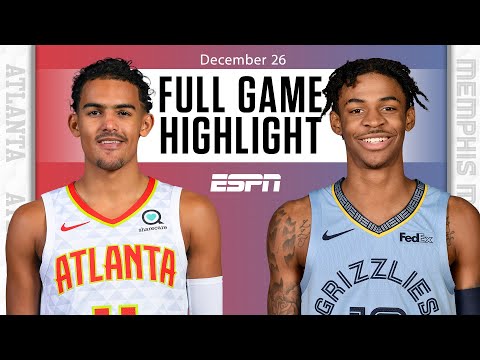 亞特蘭大老鷹隊VS孟菲斯灰熊隊 [完整的比賽亮點] - NBA on ESPN (Atlanta Hawks vs. Memphis Grizzlies [FULL GAME HIGHLIGHTS] | NBA on ESPN)