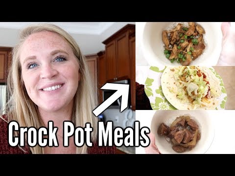DUMP AND GO CROCK POT MEALS | QUICK & EASY CROCK POT...