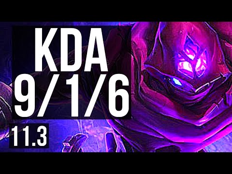 MALZAHAR vs LEBLANC (MID) | 9/1/6, Godlike, 900K mastery | BR Diamond | v11.3
