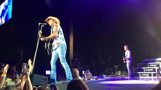 Jason Aldean - Drowns the Whiskey. High Noon Neon Tour. Orange Beach, Alabama. July 26, 2018