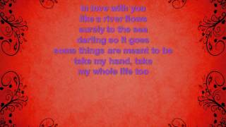 Morad Muslimany - Cant help falling in love with you Lyrics
